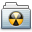 Burnable Folder Graphite Stripe Icon 32x32 png